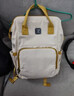 十月结晶妈咪包上班旅行双肩包多功能大容量母婴包时尚手提背包30L 缃叶黄 实拍图