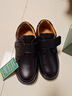 斯纳菲男童皮鞋春秋头层牛皮男学生校园黑皮鞋中大童舒适演出鞋黑色40 实拍图