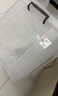禧天龙塑料衣物收纳箱玩具整理箱车载储物箱55L 透明 1个装 带轮 实拍图