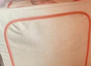 百草园牛津布艺收纳箱衣服棉被整理箱衣柜储物箱盒百纳箱66L米白1个装 实拍图