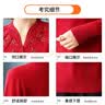 浅恋【100%绵羊毛】妈妈装秋冬季气质烫钻针织羊毛衫中老年女春装毛衣 实拍图