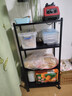 UOEN厨房多功能置物架家用落地多层储物柜微波炉收纳放锅用具货架子 实拍图