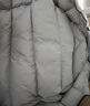 骆驼火山羽绒服男防泼水鸭绒男女加厚户外防寒冬季面包服外套女 浅烟灰 男女同款,7674B 2XL 实拍图