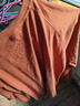马登工装美式重磅长袖T恤男宽松纯棉磨毛打底衫春秋薄款男士卫衣 砖红色 【宽松/可拍小一码】 XL 实拍图