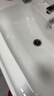 摩坦（MOTAN）一体陶瓷盆半嵌入式台中盆单盆洗面盆洗脸盆台盆艺术盆方形洗手盆 100*47单盆（下水件+胶） 实拍图