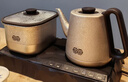 吉谷（K·KOU）高纯度钛壶全自动双底部上水电热水壶 茶台烧水壶一体保温电水壶 煮水泡茶沸点恒温电茶炉 TC018 实拍图