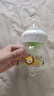 布朗博士玻璃奶瓶 0-3月新生婴儿防胀气防呛 宽口径奶瓶150ml 萌兔 实拍图