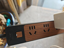 公牛插座木纹插排多功能创意桌面插线板接线插板带线家用USB拖线板带PD快充多用排插 6插 总控开关(3个5插+3个2插)R1330 1米 实拍图