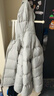 黑冰25新款户外700蓬鸭绒男款加厚防风保暖羽绒服 F8905MJ 灰白 3XL 实拍图