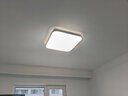 雷士（NVC）全光谱护眼吸顶灯卧室智能简约现代LED照明方灯白雪Y 实拍图