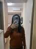 深呼吸DEEP BREATH女装圆领针织打底纯羊绒衫女A300341 砖红 S (2) 实拍图