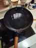 帅康（Sacon）手工锻打铁锅防锈无涂层不粘锅家用圆底炒锅燃磁通用34已开锅带盖 实拍图