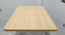 乐莱客（LELAIKE）会议桌长桌简约现代办公桌椅组合长条桌长方形大桌子工作台洽谈桌 黄金胡桃色 长200*宽100*高75cm 实拍图