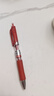 得力（deli）S01按动中性笔签字笔 0.5mm子弹头经典办公按动笔水笔 红色 12支/盒 实拍图