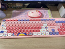 联想生态品牌异能者 无线键鼠套装 轻音键盘鼠标 台式/小新适用 女生礼物键盘鼠标无线 彩虹星愿KN520 实拍图