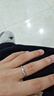 卡蒂罗共渡爱河足银情侣对戒一对戒指结婚求婚新年生日礼物送女朋友 共渡爱河对戒/足银/免费刻字 实拍图