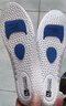 IQGD 2双装运动鞋垫男减震软弹防臭军训透气吸汗 2双装缓震白 41-42 实拍图