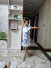 丹鸟王新款儿童旗袍夏季复古装洋气公主裙中国风小女孩宝宝女童旗袍裙子大码中国风中大童中式表演出服 蓝色花（仿丝绸） 150码 实拍图