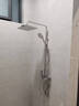 箭牌（ARROW）【焕新补贴】淋浴花洒套装铜龙头浴室淋雨喷头顶喷家用浴室花洒 【A款银色】置物增压四功能-AE34214 实拍图