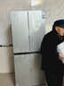 格力（GREE）晶弘421升十字对开门风冷无霜冰箱变频节能钢化玻璃面板-33°深冻黑科技家用大容量电冰箱 BCD-421WPQG/闪烁银 实拍图
