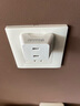 德力西转换插头/迷你一转三插座/无线转换插座/电源转换器 3位两极插座无开关 实拍图