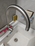 京东京造 厨房水龙头304不锈钢双水花360°旋转冷热双控适用于水槽洗菜盆 实拍图