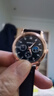 【网红爆款】商务腕表石英运动表休闲皮带男女手表 黑色 实拍图