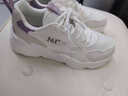 361°女鞋运动鞋女跑步鞋春夏季新款网面通勤百搭学生女士鞋子女款 羽毛白/莲子白-3 38 (脚长240mm)【官方正品】 实拍图