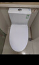 九牧（JOMOO）马桶家用暴风大冲力抗菌釉面一键快拆盖板除臭抗菌坐便器 双漩暴风脲醛抗菌11368 305/300mm 实拍图