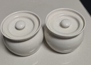 京东京造 炖盅【传统瓦罐】陶瓷蒸蛋辅食带盖赠勺子 瓦罐450ML白色2只装 实拍图