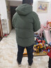 京东京造羽绒服男鸭绒加厚防寒装面包服防泼水冬季外套短款新年 橄榄绿2XL 实拍图