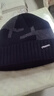 南极人毛线帽男保暖针织护耳冬加绒加厚包头套围脖帽子女N18M2519 黑色 实拍图