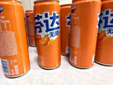 可口可乐（Coca-Cola）芬达Fanta 高考季 无糖零卡橙味碳酸饮料330ml*24摩登罐 年货 实拍图