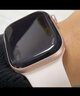 Apple/苹果 Watch Series 10 智能手表GPS款42毫米玫瑰金色铝金属表壳淡桃粉色运动型表带S/M MX1R3CH/B 实拍图