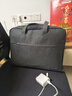 得力（deli）公文包加宽立体办公手提袋/会议包/事务包/文件包/商务拉链袋电脑包公文包 黑色 实拍图