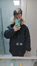 京东京造【进口极寒95鹅绒服】羽绒服男外套女冬季新款中长款 曜石黑 M 实拍图