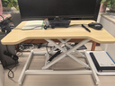 全品屋升降电脑桌升降工作台电脑升降支架台站立式升降办公书桌 无级升降-原木色双层65x40cm（小工位首选） 【宽敞品质桌面】 实拍图