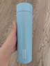炊大皇保温杯 316L医用级不锈钢茶水分离商务便携保温杯 浅蓝色 490ml 实拍图
