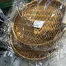onlycook手工编织果篮客厅零食筐厨房蔬菜水果收纳筐家用水果篮野餐篮-大 实拍图
