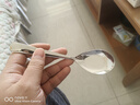 广意 不锈钢勺子中式不锈钢汤勺家用汤匙主餐勺调羹饭勺4支装 GY7549 实拍图
