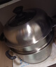 九阳（Joyoung）蒸锅不锈钢双层蒸锅蒸鱼蒸馒头包子家用不锈钢蒸蒸笼大容量28CM 实拍图