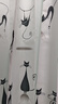 美居客 浴帘防水浴室卫生间隔断帘洗澡淋浴干湿分离150*200CM(猫的报恩) 实拍图