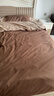 京东京造悦柔四件套 120g加厚耐用磨毛A类床单被套床上四件套 1.5米奶茶咖 实拍图