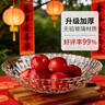 青苹果新年礼物水晶玻璃洛思系列玻璃加厚果盘 大号 32cm 12.5英寸 实拍图
