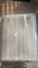 得力（deli）20只A4条纹透明文件袋 按扣资料袋 试卷收纳袋 塑料档案袋 企业办公用品 学习用品 27021 实拍图