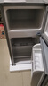 志高（CHIGO）小冰箱迷你小型家用冷藏冷冻两用宿舍出租房用双门办公室电冰箱节能省电 【一级能效】58L银色【三天约一度电】 实拍图