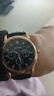【网红爆款】商务腕表石英运动表休闲皮带男女手表 黑色 实拍图