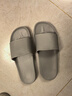 京东京造【糖果拖】拖鞋男士防滑轻便情侣防臭浴室拖凉拖鞋水泥灰44-45 实拍图