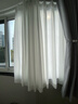 水星家纺窗帘纱帘卧室飘窗日式纱幔透光不透人每米价格（挂钩款联系客服） 实拍图