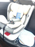 Heekin德国 儿童安全座椅汽车用0-4-12岁婴儿宝宝360度旋转ISOFIX硬接口 时尚灰(ISOFIX+360度旋转) 实拍图